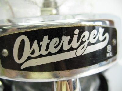 vtg John Oster Osterizer Blender Mixer Beehive Base Model 403 Chrome 