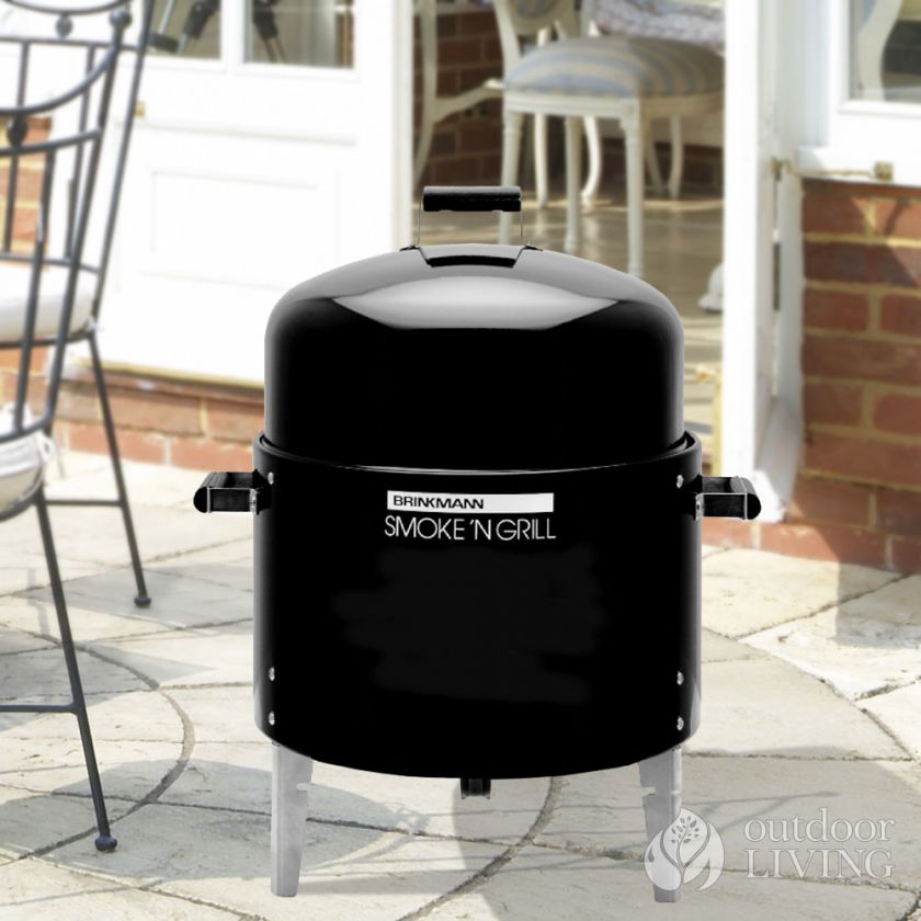 Brinkmann SmokeN Grill Single Charcoal Smoker & Grill  