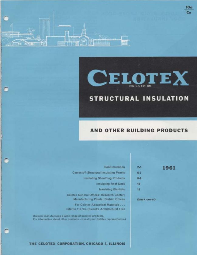 Celotex Structural Insulation and Other Building Products