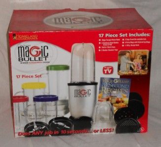 THE ORIGINAL MAGIC BULLET   17 Piece Set  