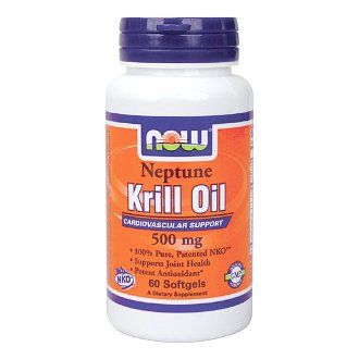 NOW FOODS Neptune Krill Oil 500mg 60 SGels NEW  