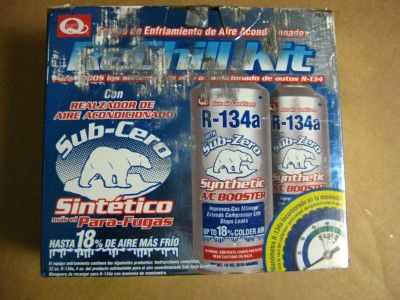 Quest Sub Zero R134a Rechill Kit Auto A/C ~ NEW ~ Awesome  