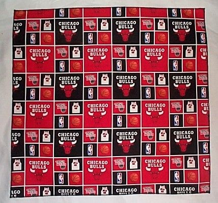 Chicago Bulls BANDANA BANDANNA do rag 4 you or DOG  