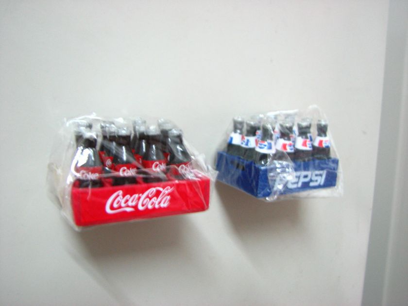 3D Fridge Magnet   COCA COLA & PEPSI (Carton Set)  