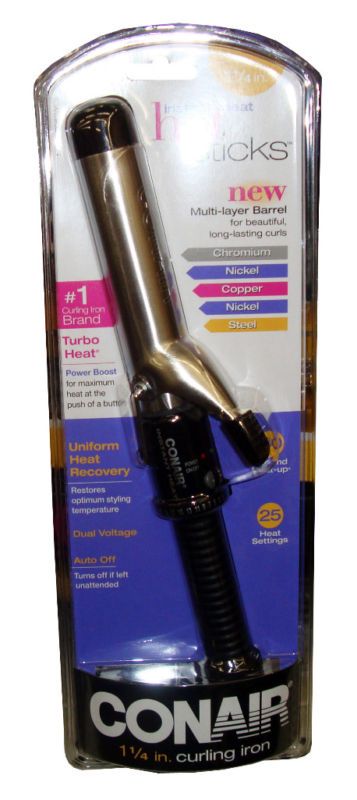 ConAir 1 1/4 Instant Heat Curling Iron CD82WCS NEW NiB  