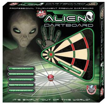 Dart World Alien Bristle Steel Tip Dartboard 83355  