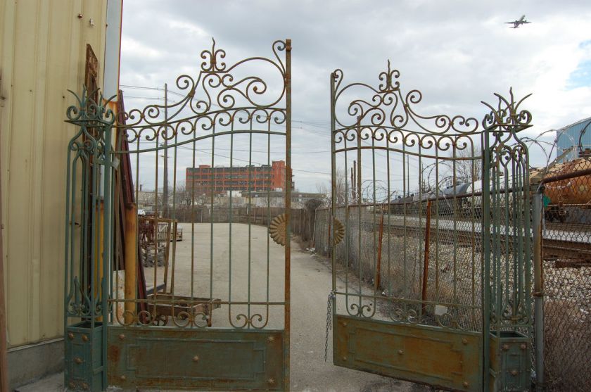 Grand Decorative Iron Driveway or Garden Gates Entrance  