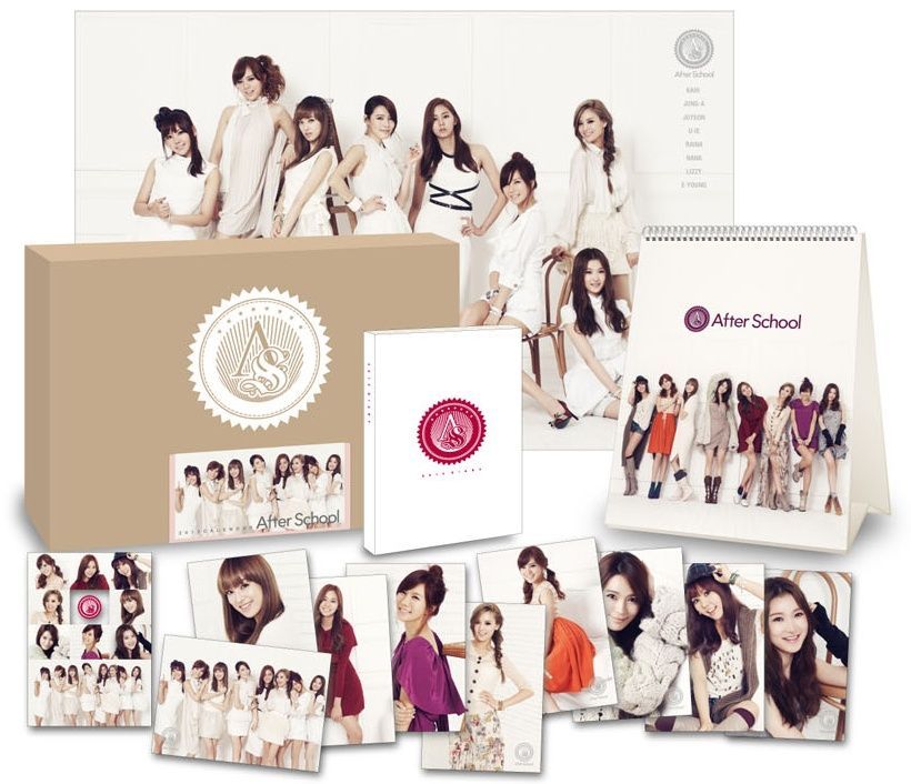 After School 2012 SEASON GREETING (Calendar+Diary​+Sticker+Poster 