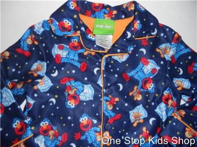 ELMO Sesame Street 2T 3T 4T Boys Pjs Set PAJAMAS Shirt Pants  