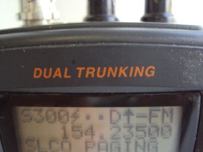   Channel Dual Trunking Scanner Pro 95 Radio Shack Police Fire Ambulance