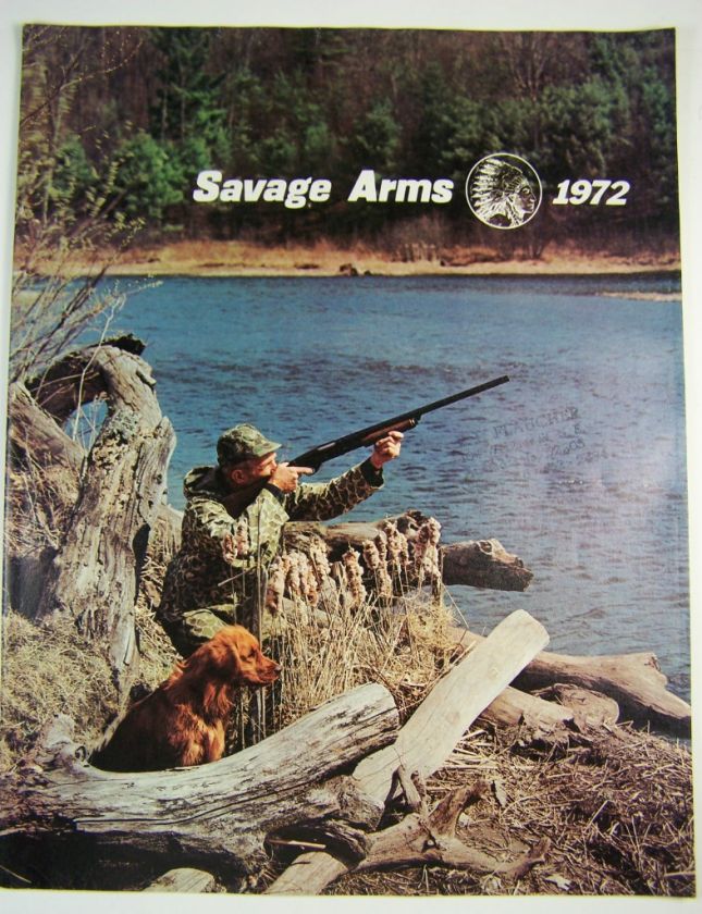 1972 SAVAGE ARMS SPORTING FIREARMS CATALOG  