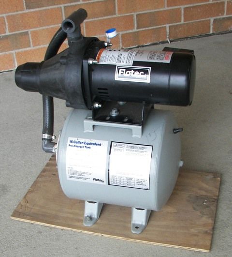 NEW ~ AO Smith FLOTEC 1/2 HP Pump Shallow Well Jet Pump + Tank System 