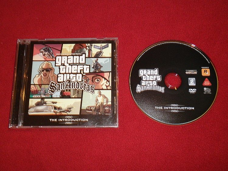 Grand Theft Auto San Andreas Japanese Promo DVD RARE Never sold in 