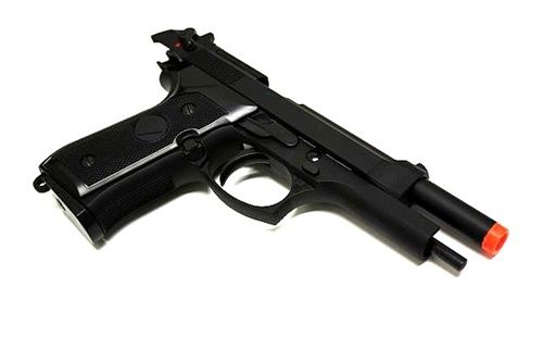 350FPS Airsoft Gun KJW M9 Semi Auto Gas Blowback Pistol  