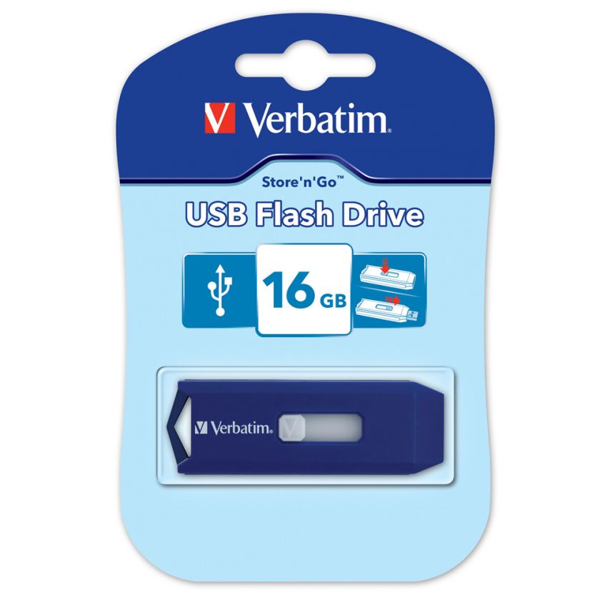 Verb atim 16GB 16 GB USB MEMORY STICK FLASH DRIVE PEN  
