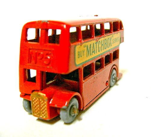 Matchbox RW No.05B London Bus gold trim with GPW  