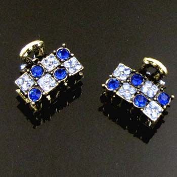   Item  2pc Austrian rhinestone crystal antiqued hair claw