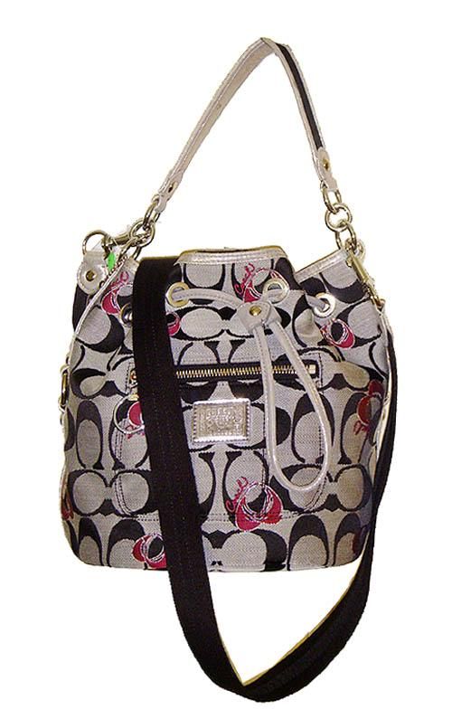   Signature Pop Cinch Backpack Crossbody Purse Tote Bag 18755  