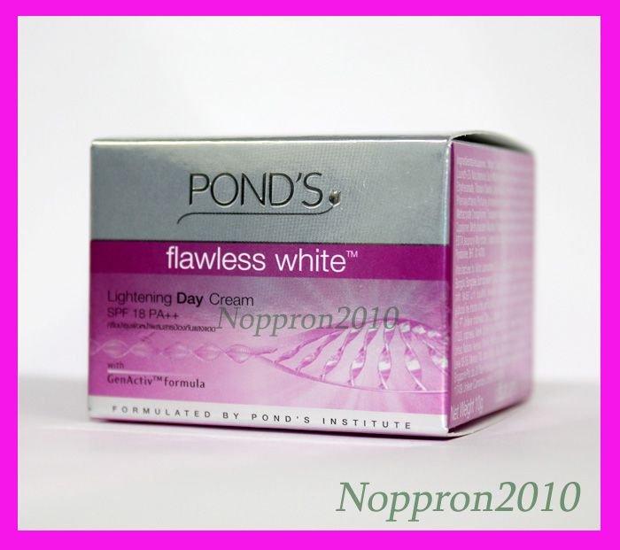 10g., POND  S Flawless white lightening Day Cream SPF 18 PA++  