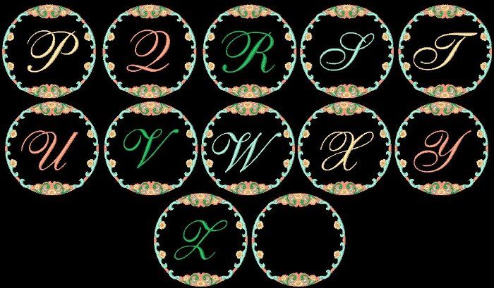 SWEET HEIRLOOM 54 MACHINE FONT EMBROIDERY DESIGNS (AzEB  