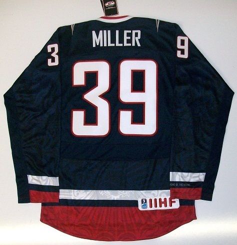 RYAN MILLER TEAM USA REAL NIKE JERSEY SABRES  