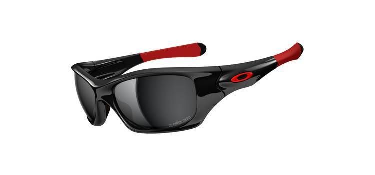 Oakley Mens Sunglasses Pit Bull Ducati Polished Black w Black Lens 