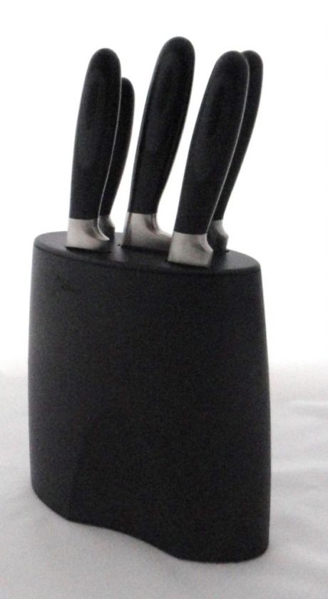 Jamie Oliver 5 Pce Stainless Knife Block Set 20yr Gtee  