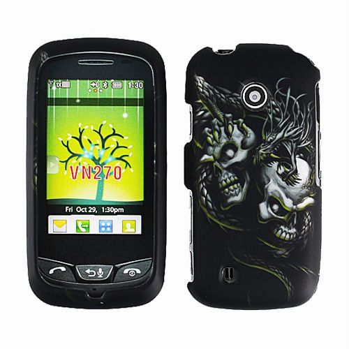 LG COSMOS TOUCH VN270 HARD CASE SPRINT DRAGON SKULL  