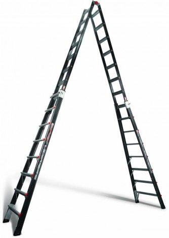 Little Giant 17 Fiberglass Skyscraper Stepladder 10141  