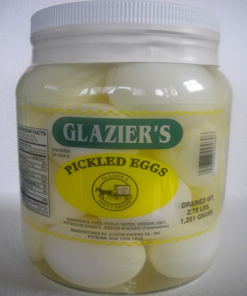 Glaziers Pickled Egg 1/2 Gallon  