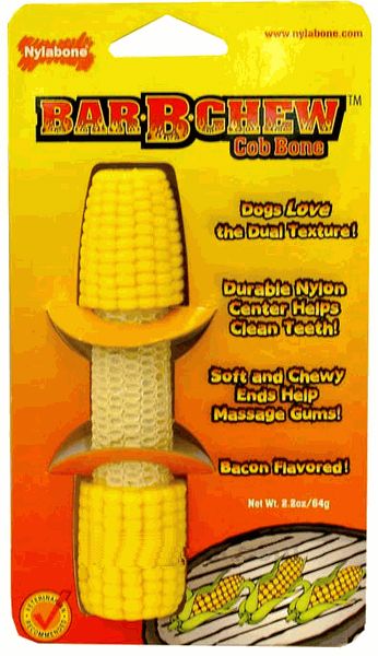 Nylabone Bar B Chew Cob Bone   MEDIUM 5.75  