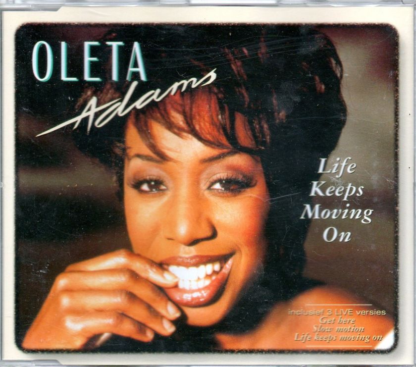 Oleta Adams   Life Keeps Moving on   4 Track CD 1995  