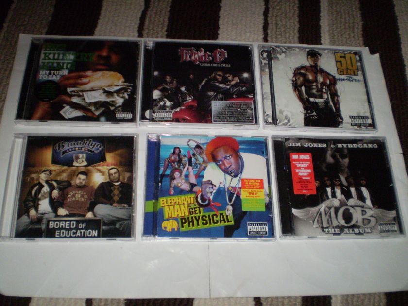 RAP ,HIP HOP OLD SCHOOL LOT6 CDS # 2 EG 13  