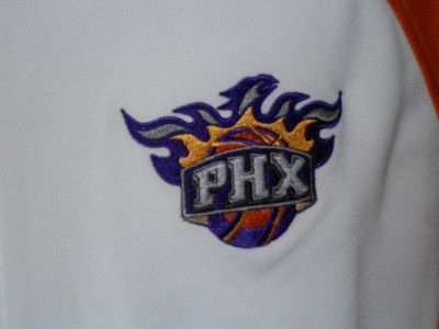 NWT Phoenix SUNS Medium M Very Nice WARM UP Snap JACKET Adidas 6HM 