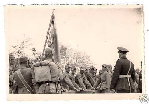 1938 Turkey Trebizonde Trabzon Soldier Flag Photograph  