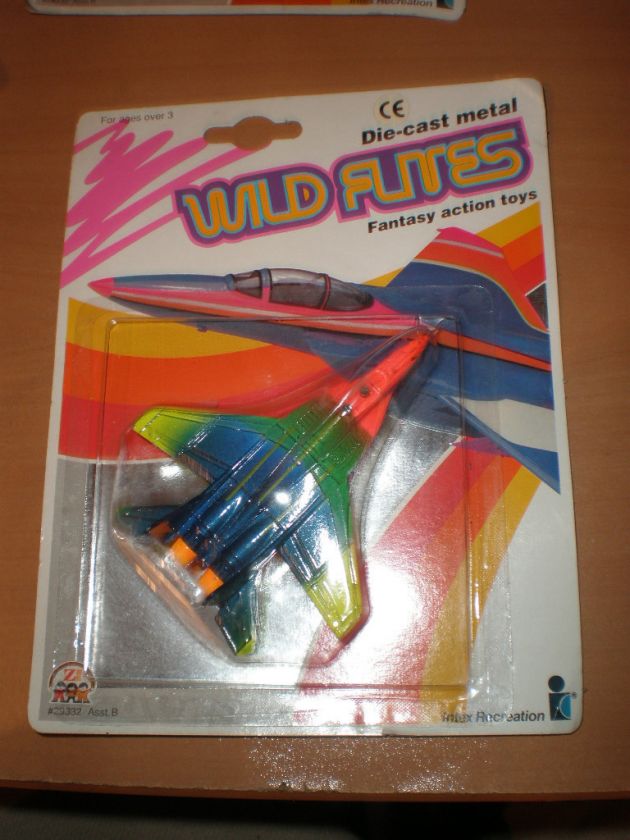 1989 VINTAGE WILD FLITES MIG 29 FULCRUM DIECAST MODEL JET PLANE MOC 