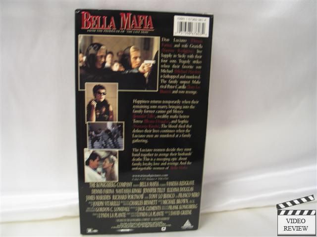 Bella Mafia VHS Vanessa Redgrave, Jennifer Tilly  