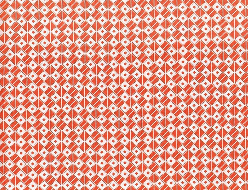 Quilting Fabric Jennifer Paganelli Claire Blocks Orange  