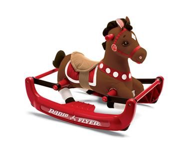 Radio Flyer #354 Soft Rock & Bounce Pony Horse w/Sound  