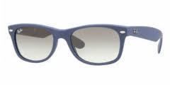 Ray Ban New WAYFARER Blue Rubber RB2132 811/32 55mm  