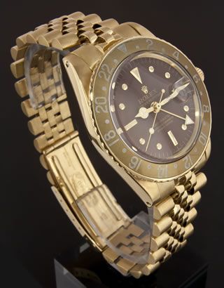 Rolex 18k Gold GMT Master #1675 circa 1969  