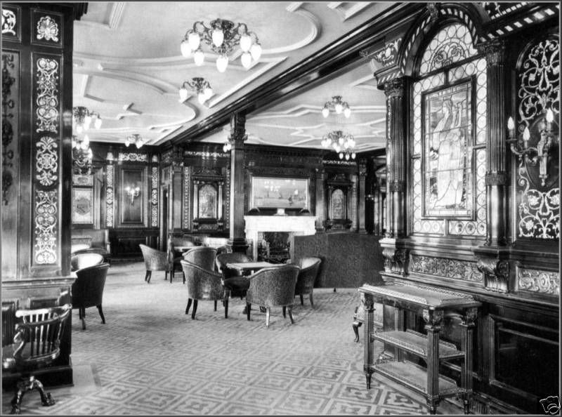 Photo Grand Look Olympics 1st Class Smoking Room  