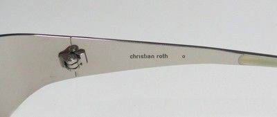 NEW CHRISTIAN ROTH 14233 BRAND NAME TITANIUM SHINY SILVER/GRAY 