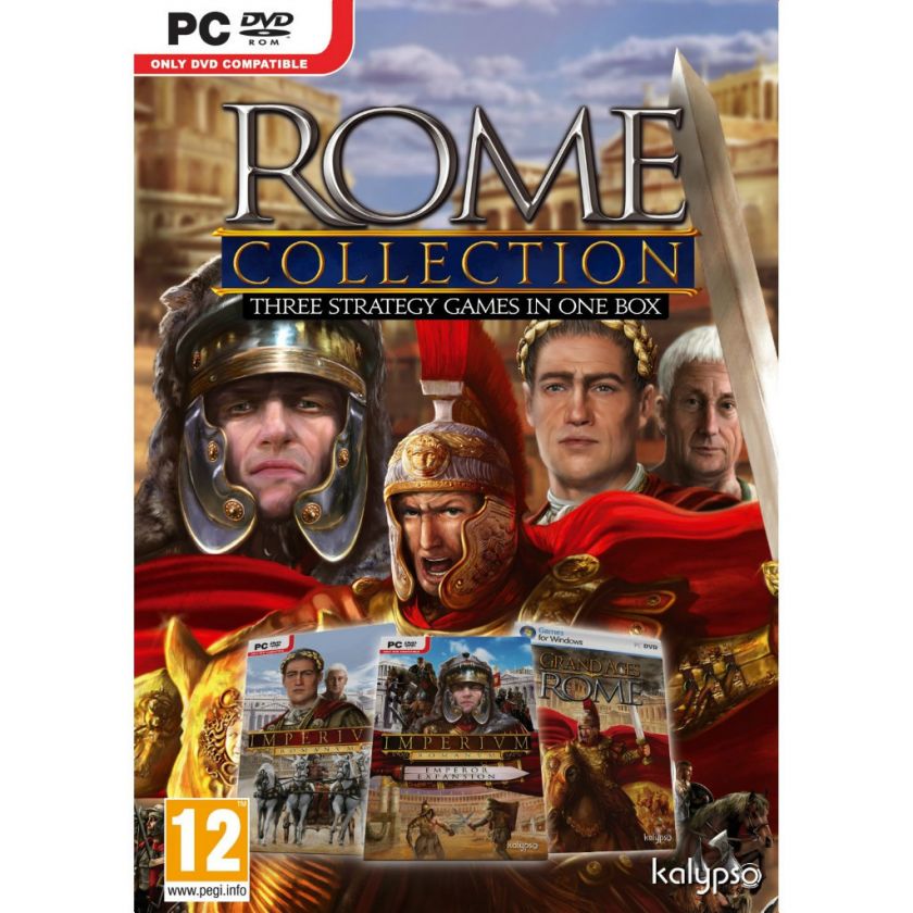 ROME COLLECTION Imperium Romanum,Grand Ages Rome & MORE FOR PC SEALED 