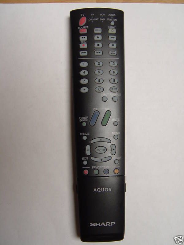 SHARP GA724WJSA REMOTE CONTROL PART # RRMCGA724WJSA  