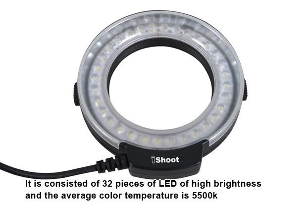 LED Macro Ring Flash✳Ligh​t►DV Lighting★NIKON★DSLR LENS 