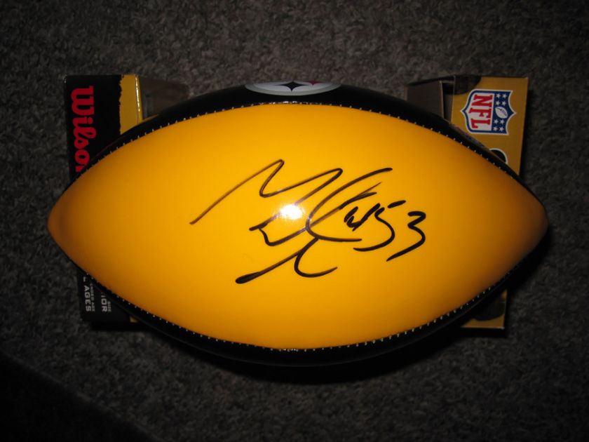 MAURKICE POUNCEY Pittsburgh Steeler Signed Football COA  