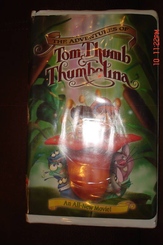 THE ADVENTURES OF TOM THUMB & THUMBELINA VHS TAPE  